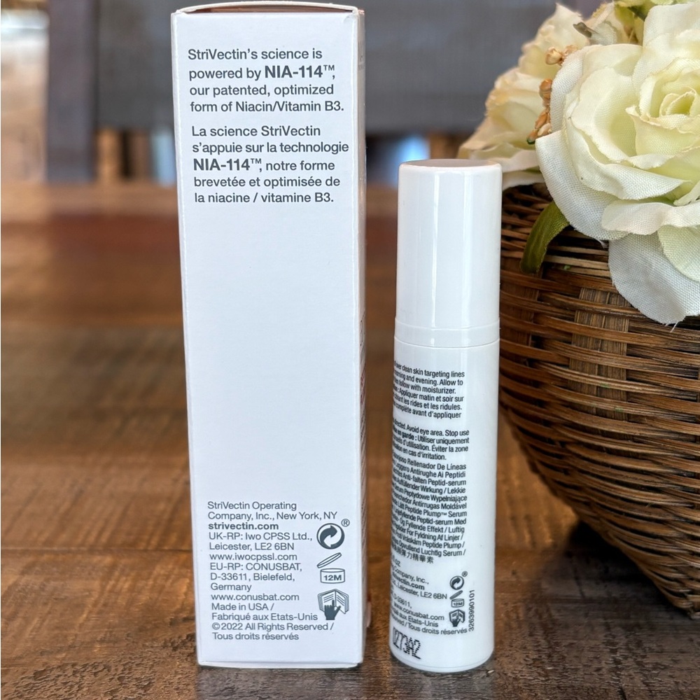 NEW StriVectin ANTI-WRINKLE “Peptide Plump” Line Filling BOUNCE SERUM Mini! - Picture 5 of 6